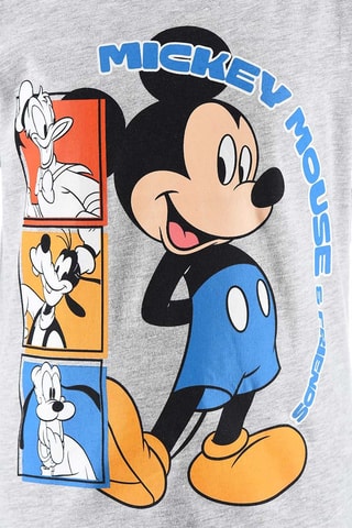 Camiseta y short Mickey y sus amigos Disney - Gris