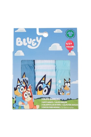3 slips de algodón orgánico Bluey - Multicolor