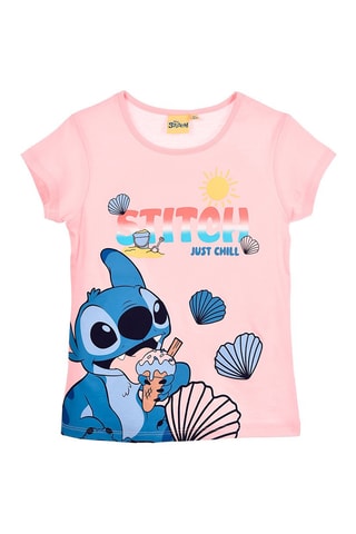 Camiseta Stitch Lilo y Stitch Disney - Rosa claro