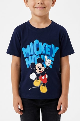 Camiseta Mickey Mouse Disney - Azul marino