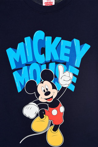 Camiseta Mickey Mouse Disney - Azul marino