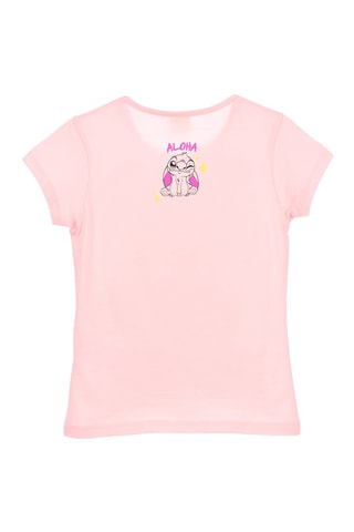 Camiseta Stitch Lilo y Stitch Disney - Rosa claro