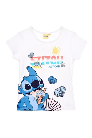 Camiseta Stitch Lilo y Stitch Disney - Blanco