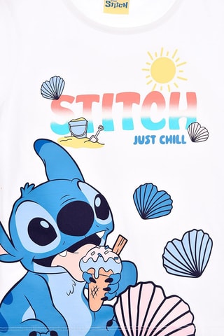Camiseta Stitch Lilo y Stitch Disney - Blanco