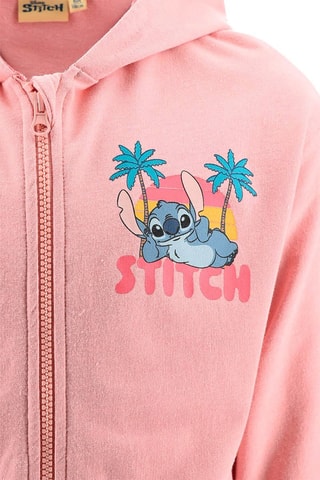 Sudadera con capucha Ángel y Stitch Lilo y Stitch Disney - Rosa