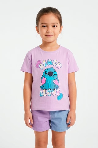 Camiseta Stitch Lilo y Stitch Disney - Violeta