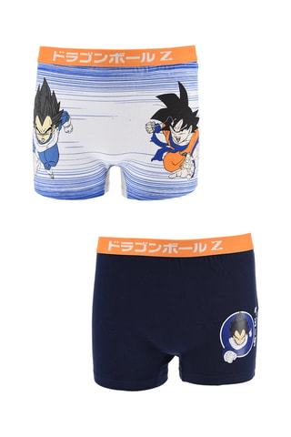 2 bóxers Son Goku y Vegeta Dragon Ball Z - Multicolor