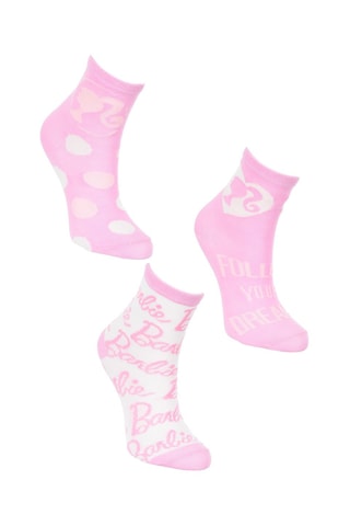 3 pares de calcetines Barbie - Multicolor