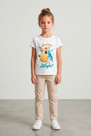 Camiseta Frozen Disney - Blanco
