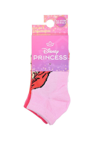 3 pares de calcetines Ariel La Sirenita Disney - Multicolor