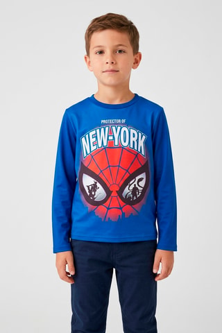 Camiseta Spider-Man Los Vengadores Marvel - Azul