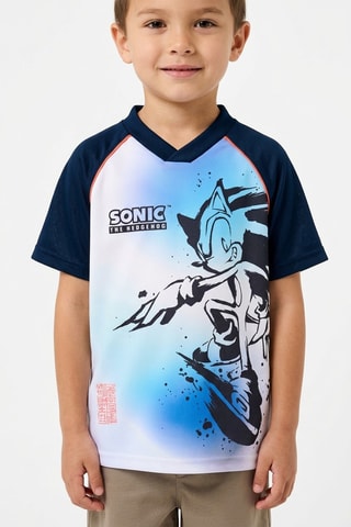 Camiseta Sonic - Azul marino