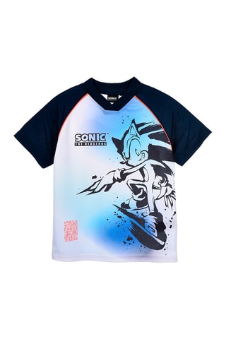 Camiseta Sonic - Azul marino