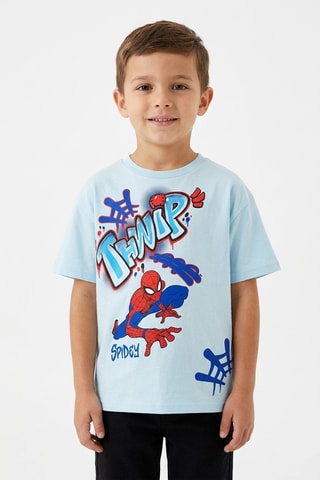Camiseta Spider-Man Los Vengadores Marvel - Azul