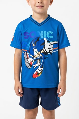 Camiseta y short Sonic - Azul
