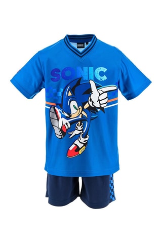Camiseta y short Sonic - Azul