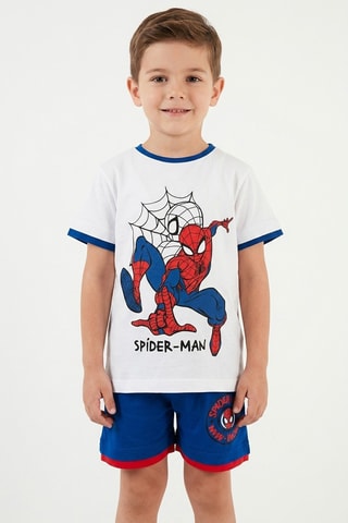Camiseta y bermudas Spider-Man Los Vengadores Marvel - Blanco