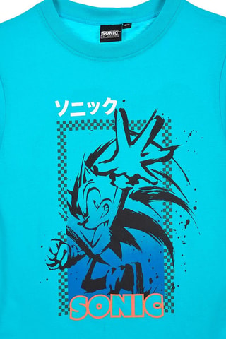 Camiseta Sonic - Azul