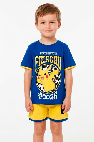 Camiseta y bermudas Pikachu Pokémon - Azul