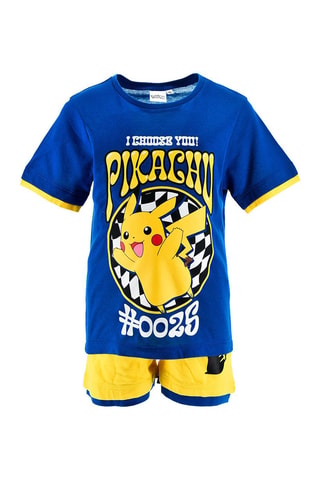 Camiseta y bermudas Pikachu Pokémon - Azul