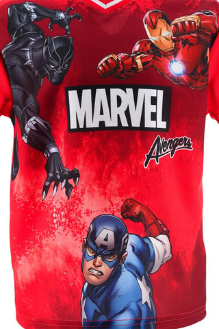 Camiseta y short Los Vengadores - Rojo