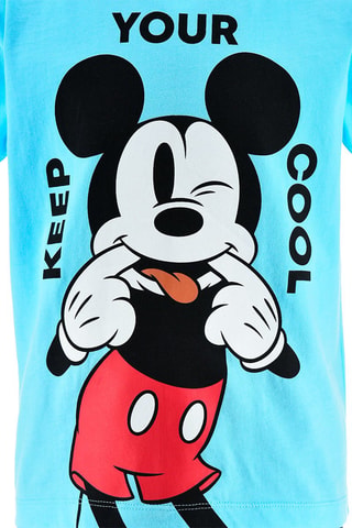 Camiseta y short Mickey Disney - Azul
