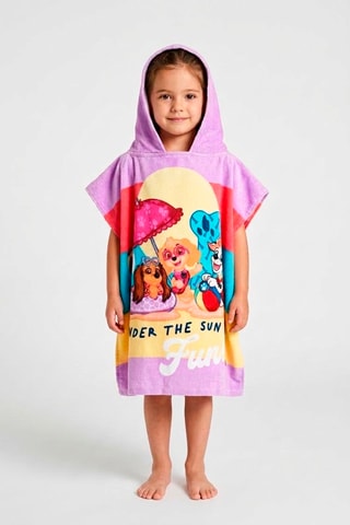 Capa de baño con capucha La Patrulla Canina - Violeta