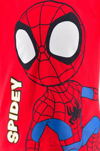 Camiseta y short Spidey y sus sorprendentes amigos Marvel - Rojo