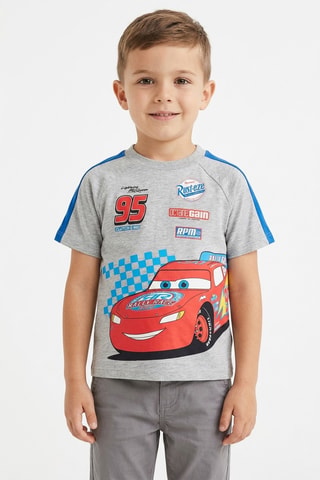 Camiseta Cars Disney Pixar - Gris