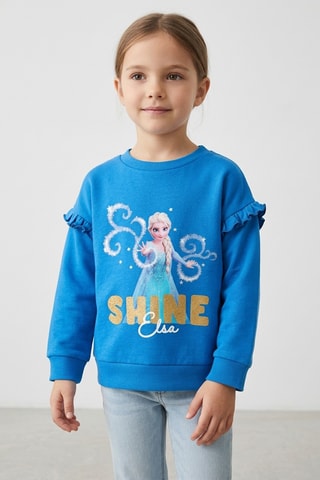 Sudadera Elsa Frozen Disney - Azul