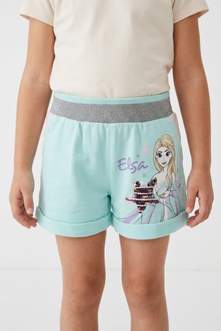 Short Elsa Frozen Disney - Turquesa