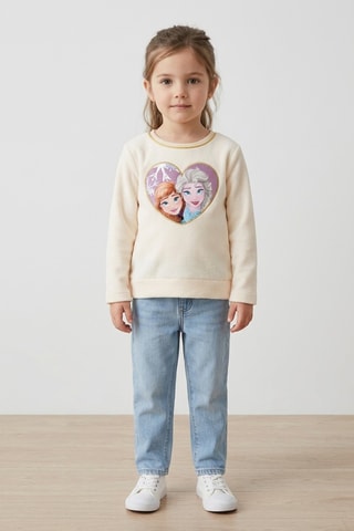 Camiseta Anna y Elsa Frozen Disney - Blanco