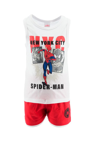 Camiseta de tirantes y short Spider-Man Los Vengadores Marvel - Blanco