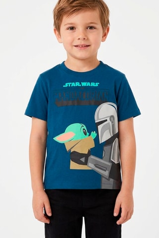 Camiseta The Mandalorian Star Wars - Azul marino