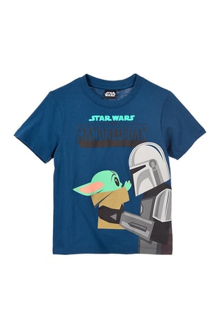 Camiseta The Mandalorian Star Wars - Azul marino