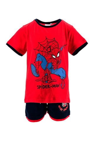 Camiseta y bermudas Spider-Man Los Vengadores Marvel - Rojo