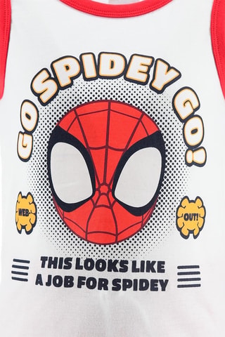 Camiseta de tirantes y short Spidey y sus sorprendentes amigos Marvel - Blanco
