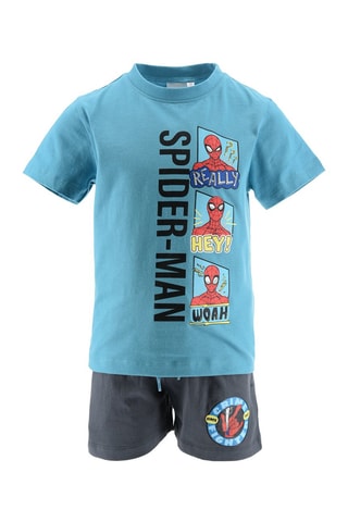 Camiseta y short Spider-Man Los Vengadores Marvel - Azul