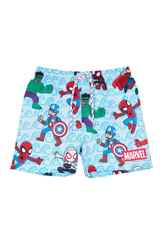 Bañador corto Los Vengadores Marvel - Azul