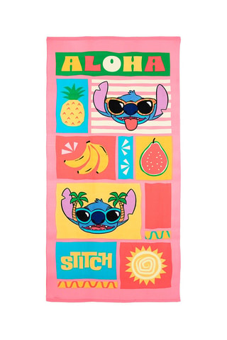 Toalla de baño Stitch Lilo y Stitch Disney - Rosa