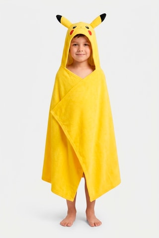 Capa de baño con capucha Pikachu Pokémon - Amarillo