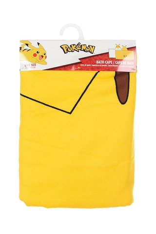 Capa de baño con capucha Pikachu Pokémon - Amarillo