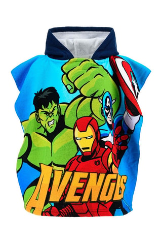 Capa de baño con capucha Los Vengadores Marvel - Azul marino