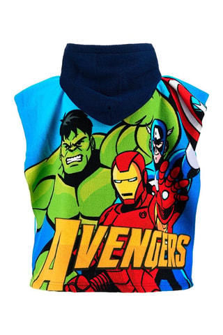 Capa de baño con capucha Los Vengadores Marvel - Azul marino