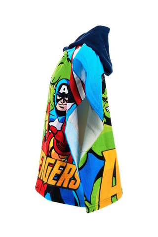 Capa de baño con capucha Los Vengadores Marvel - Azul marino