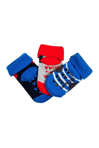 3 pares de calcetines Mickey Disney - Multicolor