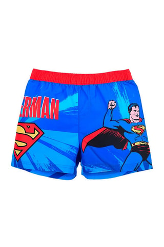 Bañador corto Superman La Liga de la Justicia DC Comics - Azul