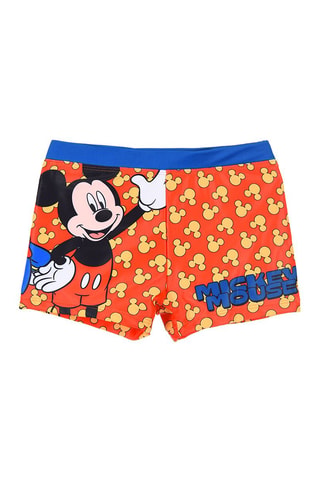 Bañador estilo bóxer Mickey Disney - Rojo