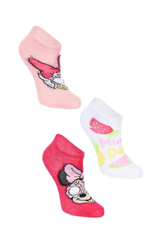 3 pares de calcetines Minnie y Daisy Disney - Multicolor
