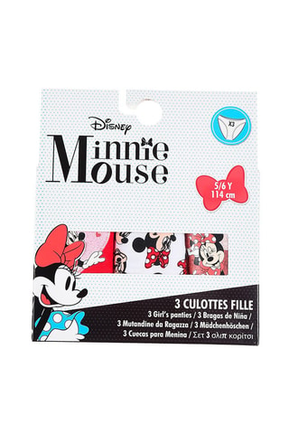 3 bragas Minnie Disney - Multicolor